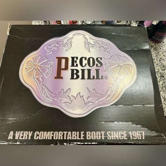 WOMEN’s PECOS BILL COWBOY BOOTS (8.5) - Picture 8 of 9
